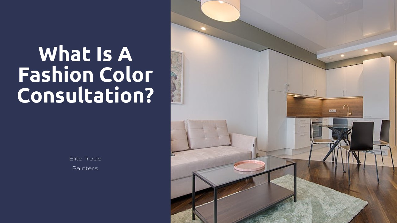 What is a fashion color consultation?